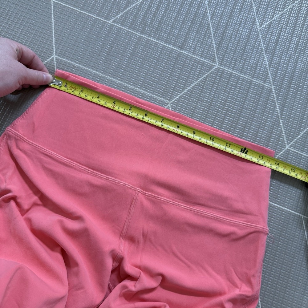 Lululemon Align High Rise Pant 25" Sz 10 Pink Double Lined LW5CTCS - Picture 7 of 9